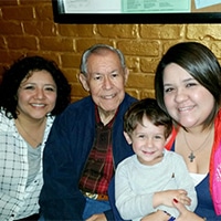 Lisa Cardenas with family