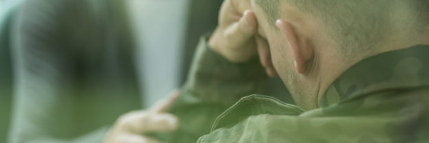 Soldier Suffering From Emotional Breakdown