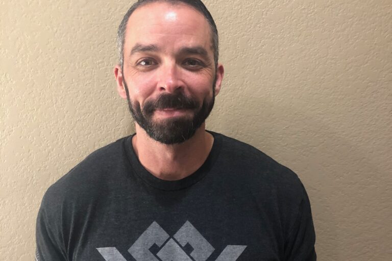 Rick Levada in Warriors Heart Shirt