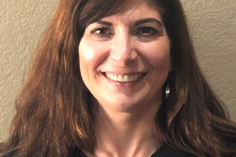 Patricia Pennington in black warriors heart t-shirt