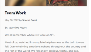 The Havok Journal Article – Team Work - Warriors Heart - Addiction and PTSD treatment center for active military, veterans, and first responders.