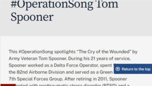 Operation Song Tom Spooner - Warriors Heart helps save veterans lives through K9 training - Warriors Heart - Addiction and PTSD treatment center for active military, veterans, and first responders.