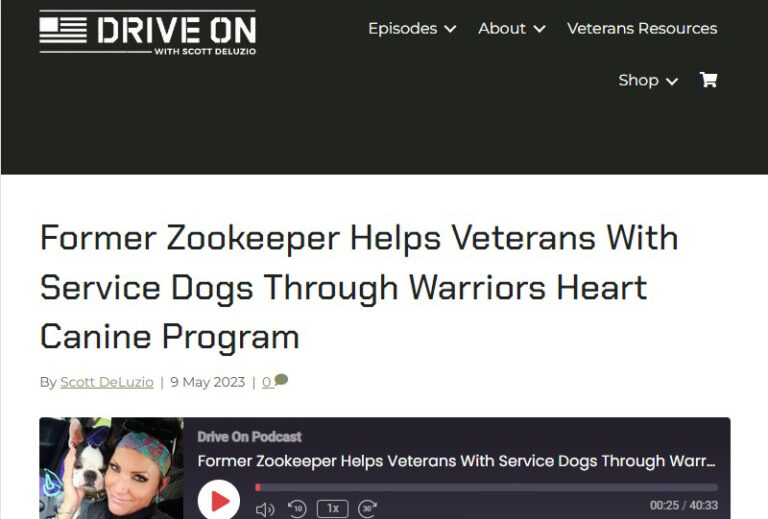 Former Zookeeper Helps Veterans With Service Dogs Through Warriors Heart Canine Program - Warriors Heart is an addiction and PTSD treatment center for active military, veterans, and first responders. Contact us today at (844) 448-2567.