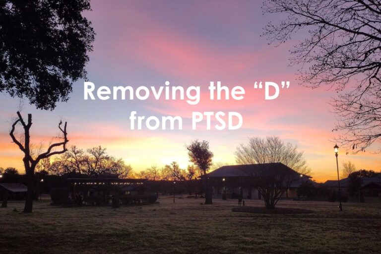 Removing the D from PTSD
