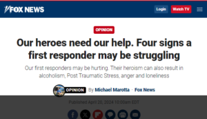 Warrioirs Herat - Our heroes need our help. Four signs a first responder may be struggling