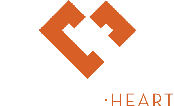 warriors heart logo white