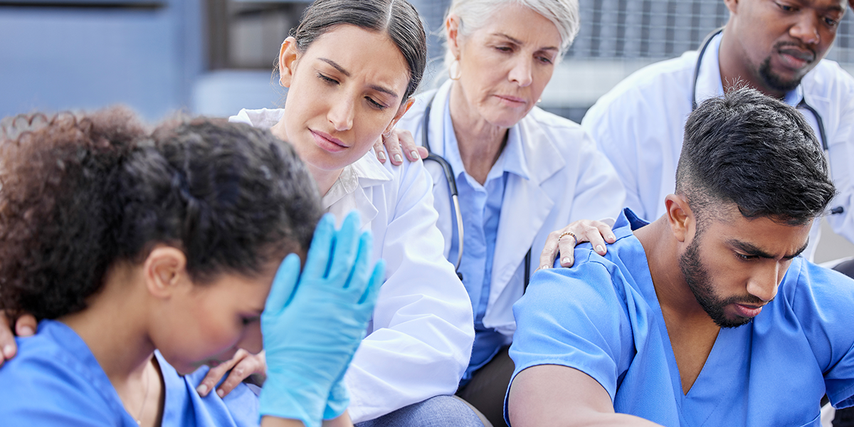 nurses stressed