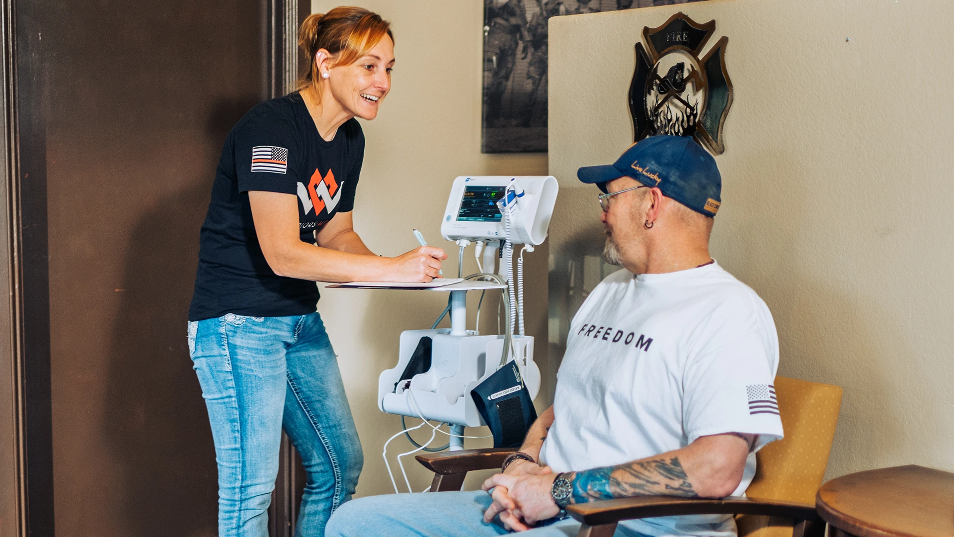 warrior going through medical detox